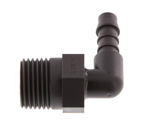 8 mm (5/16'') & R1/2'' PA 6 Schlauchbogen mit Außengewinde [5 Stück]