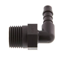 8 mm (5/16'') & R1/2'' PA 6 Elbow Hose Barb with Male Threads [5 Pieces]
