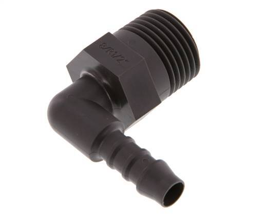 8 mm (5/16'') & R1/2'' PA 6 Schlauchbogen mit Außengewinde [5 Stück]