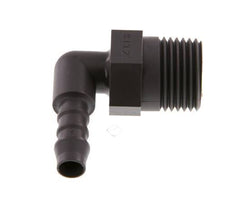 8 mm (5/16'') & R1/2'' PA 6 Schlauchbogen mit Außengewinde [5 Stück]