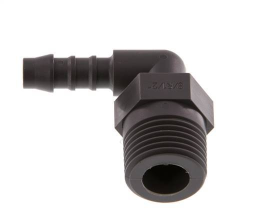 8 mm (5/16'') & R1/2'' PA 6 Schlauchbogen mit Außengewinde [5 Stück]