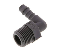 9 mm (3/8'') & R1/2'' PA 6 Schlauchbogen mit Außengewinde [5 Stück]