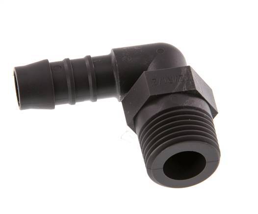 12 mm & R1/2'' PA 6 Schlauchbogen mit Außengewinde [5 Stück]