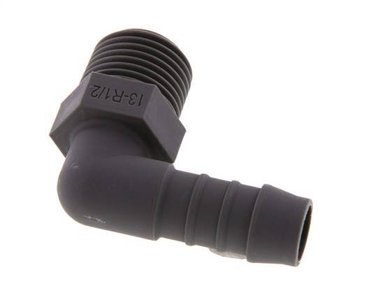 13 mm (1/2'') & R1/2'' PA 6 Schlauchbogen mit Außengewinde [5 Stück]