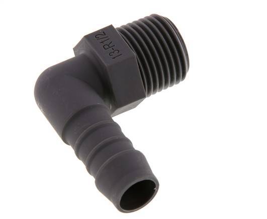 13 mm (1/2'') & R1/2'' PA 6 Schlauchbogen mit Außengewinde [5 Stück]