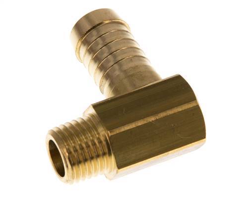 13 mm (1/2'') & M14x1,5 (konisch) Messing-Winkelstück mit Außengewinde