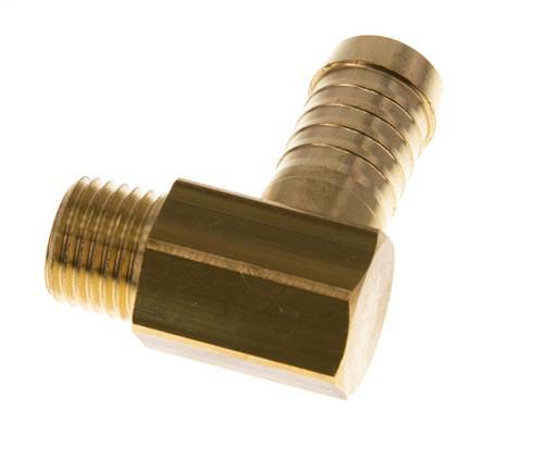 13 mm (1/2'') & M14x1,5 (konisch) Messing-Winkelstück mit Außengewinde