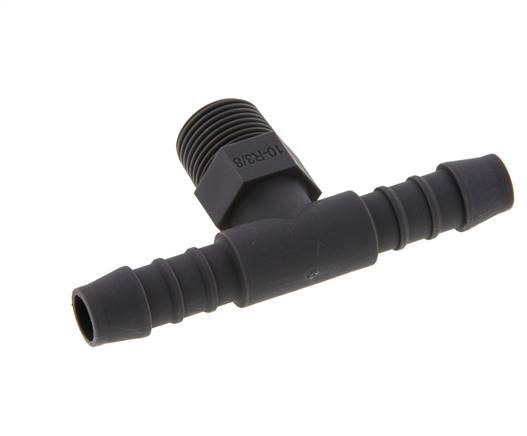 10 mm & R3/8'' PA 6 T-Stück mit Außengewinde [5 Stück]