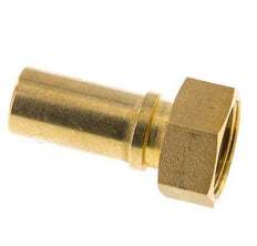 19 mm (3/4'') & G3/4'' Messing Schlauch Barb Überwurfmutter Flachdichtung Polyurethan Sicherheitskragen EN 14420-5 (DIN 2817)