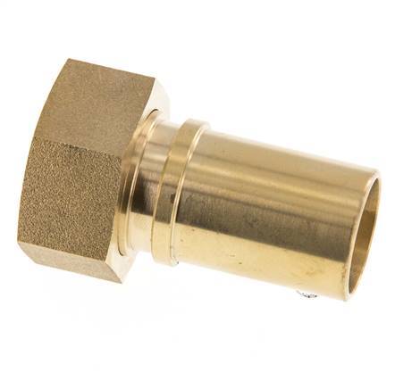 25 mm (1'') & G1'' Messing Schlauch Barb Überwurfmutter Flachdichtung Polyurethan Sicherheitskragen EN 14420-5 (DIN 2817)