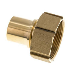 38 mm (1-1/2'') & G2'' Messing Schlauch Barb Überwurfmutter Flachdichtung Polyurethan Sicherheitskragen EN 14420-5 (DIN 2817)
