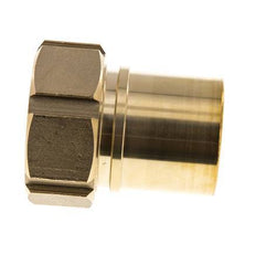 50 mm (2'') & G2'' Messing Schlauch Barb Überwurfmutter Flachdichtung Polyurethan Sicherheitskragen EN 14420-5 (DIN 2817)