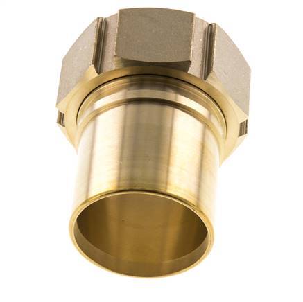 50 mm (2'') & G2'' Messing Schlauch Barb Überwurfmutter Flachdichtung Polyurethan Sicherheitskragen EN 14420-5 (DIN 2817)