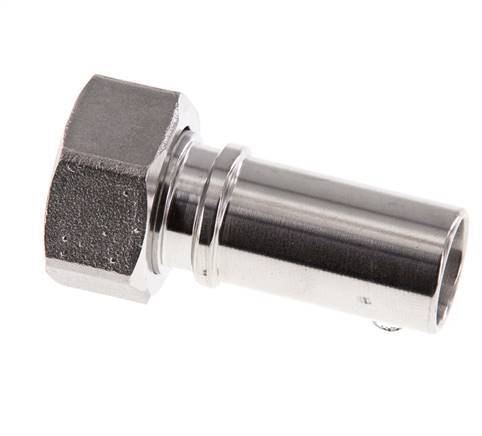 19 mm (3/4'') & G3/4'' Edelstahl 1.4401 Schlauchbolzen Überwurfmutter Flachdichtung PTFE Sicherheitsmanschetten EN 14420-5 (DIN 2817)