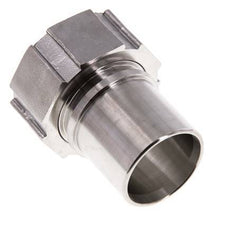 38 mm (1-1/2'') & G1-1/2'' Edelstahl 1.4401 Schlauchtülle Überwurfmutter Flachdichtung PTFE Sicherheitskragen EN 14420-5 (DIN 2817)