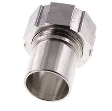38 mm (1-1/2'') & G1-1/2'' Edelstahl 1.4401 Schlauchtülle Überwurfmutter Flachdichtung PTFE Sicherheitskragen EN 14420-5 (DIN 2817)