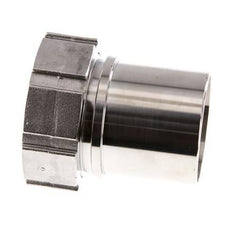63 mm (2-1/2'') & G2-1/2'' Edelstahl 1.4401 Schlauchtülle Überwurfmutter Flachdichtung PTFE Sicherheitskragen EN 14420-5 (DIN 2817)