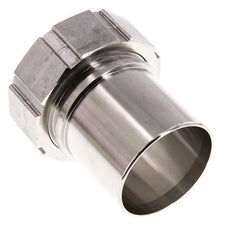 63 mm (2-1/2'') & G2-1/2'' Edelstahl 1.4401 Schlauchtülle Überwurfmutter Flachdichtung PTFE Sicherheitskragen EN 14420-5 (DIN 2817)