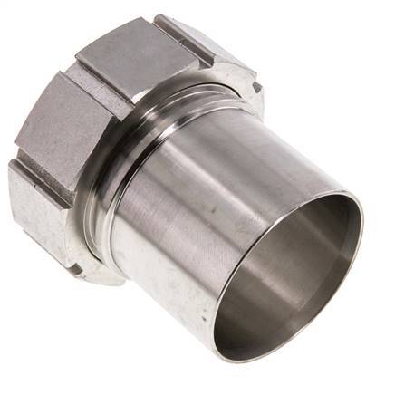 75 mm (3'') & G3'' Edelstahl 1.4401 Schlauchbolzen Überwurfmutter Flachdichtung PTFE Sicherheitsmanschetten EN 14420-5 (DIN 2817)