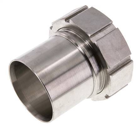 75 mm (3'') & G3'' Edelstahl 1.4401 Schlauchbolzen Überwurfmutter Flachdichtung PTFE Sicherheitsmanschetten EN 14420-5 (DIN 2817)