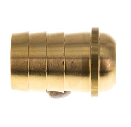 19 mm (3/4'') Messing-Schlauchbolzen ohne Überwurfmutter (G3/4'') 13,5 mm [2 Stück]