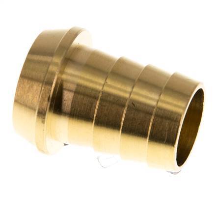 19 mm (3/4'') Messing-Schlauchbolzen ohne Überwurfmutter (G1'') 17mm [2 Stück]