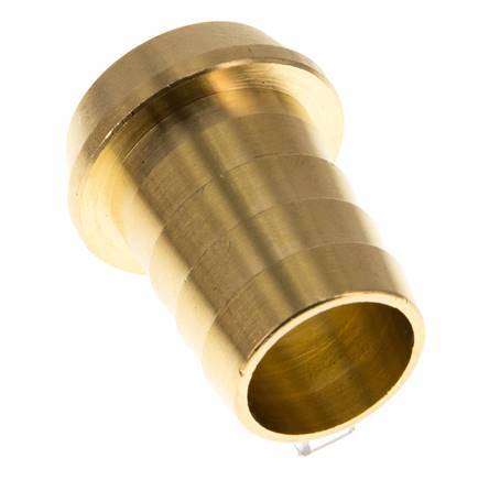 19 mm (3/4'') Messing-Schlauchbolzen ohne Überwurfmutter (G1'') 17mm [2 Stück]