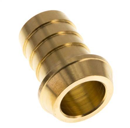 19 mm (3/4'') Messing-Schlauchbolzen ohne Überwurfmutter (G1'') 17mm [2 Stück]