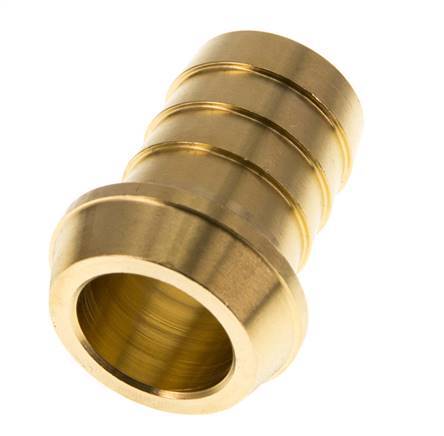 19 mm (3/4'') Messing-Schlauchbolzen ohne Überwurfmutter (G1'') 17mm [2 Stück]