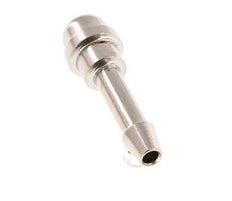 4 mm vernickelter Messing-Schlauchbolzen ohne Überwurfmutter (G1/8'') 11mm [5 Stück]