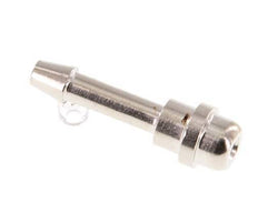 4 mm vernickelter Messing-Schlauchbolzen ohne Überwurfmutter (G1/8'') 11mm [5 Stück]