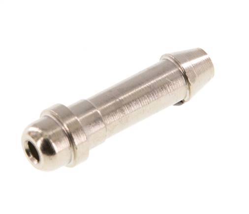 6 mm (1/4'') vernickeltes Messingschlauchstück ohne Überwurfmutter (G1/8'') 11mm [5 Stück]