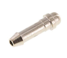 6 mm (1/4'') vernickeltes Messingschlauchstück ohne Überwurfmutter (G1/8'') 11mm [5 Stück]