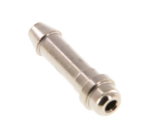 6 mm (1/4'') vernickeltes Messingschlauchstück ohne Überwurfmutter (G1/8'') 11mm [5 Stück]
