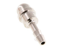 4 mm vernickelter Messing-Schlauchbolzen ohne Überwurfmutter (G1/4'') 15,5mm [5 Stück]