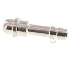 6 mm (1/4'') vernickeltes Messingschlauchstück ohne Überwurfmutter (G1/4'') 15,5mm [5 Stück]