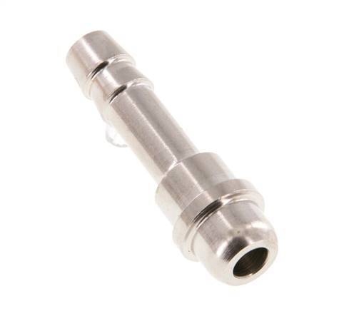 6 mm (1/4'') vernickeltes Messingschlauchstück ohne Überwurfmutter (G1/4'') 15,5mm [5 Stück]