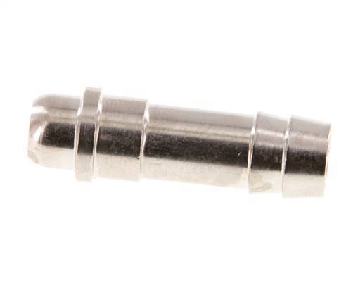 9 mm (3/8'') vernickeltes Messingschlauchstück ohne Überwurfmutter (G1/4'') 15,5mm [5 Stück]