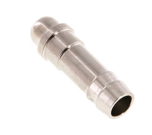 9 mm (3/8'') vernickeltes Messingschlauchstück ohne Überwurfmutter (G1/4'') 15,5mm [5 Stück]