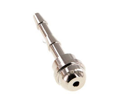 4 mm vernickelter Messing-Schlauchbolzen ohne Überwurfmutter (G3/8'') 14,5mm [2 Stück]