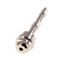 4 mm nickel plated Brass Hose Barb without Union Nut (G3/8'') 14.5mm [2 Pieces]