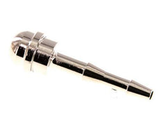 4 mm vernickelter Messing-Schlauchbolzen ohne Überwurfmutter (G3/8'') 14,5mm [2 Stück]