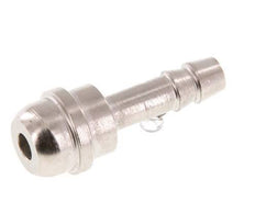 6 mm (1/4'') vernickeltes Messingschlauchstück ohne Überwurfmutter (G3/8'') 14,5mm [5 Stück]