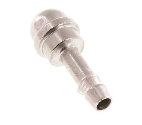 6 mm (1/4'') vernickeltes Messingschlauchstück ohne Überwurfmutter (G3/8'') 14,5mm [5 Stück]