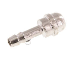6 mm (1/4'') vernickeltes Messingschlauchstück ohne Überwurfmutter (G3/8'') 14,5mm [5 Stück]
