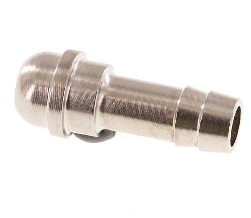 9 mm (3/8'') vernickeltes Messingschlauchstück ohne Überwurfmutter (G3/8'') 14,5mm [5 Stück]