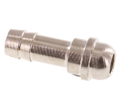9 mm (3/8'') vernickeltes Messingschlauchstück ohne Überwurfmutter (G3/8'') 14,5mm [5 Stück]