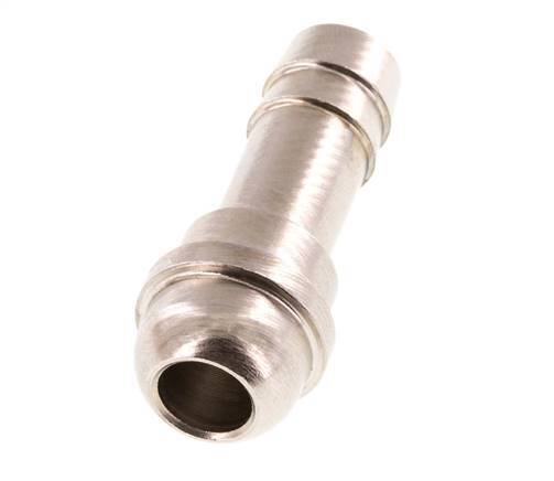 9 mm (3/8'') vernickeltes Messingschlauchstück ohne Überwurfmutter (G3/8'') 14,5mm [5 Stück]
