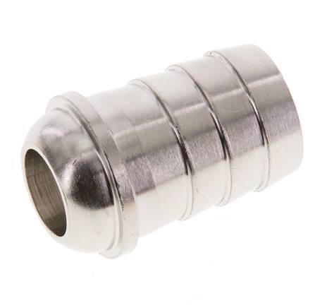 19 mm (3/4'') vernickelter Messing-Schlauchbolzen ohne Überwurfmutter (G3/4'') 13,5mm [2 Stück]