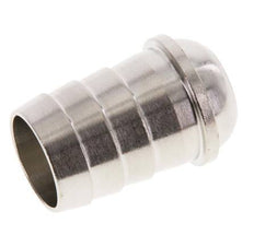 19 mm (3/4'') vernickelter Messing-Schlauchbolzen ohne Überwurfmutter (G3/4'') 13,5mm [2 Stück]